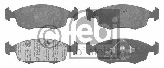 Комплект тормозных колодок, дисковый тормоз FEBI BILSTEIN 16021