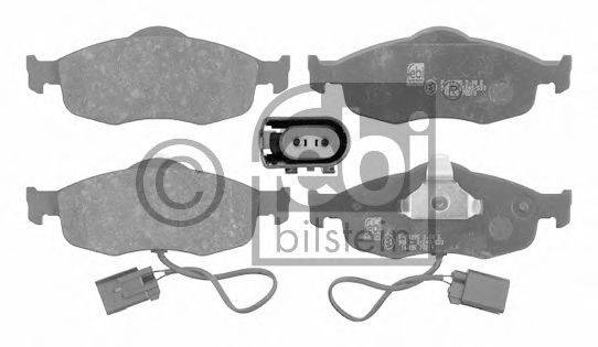Комплект тормозных колодок, дисковый тормоз FEBI BILSTEIN 16035