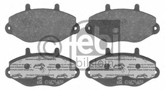 Комплект тормозных колодок, дисковый тормоз FEBI BILSTEIN 16036