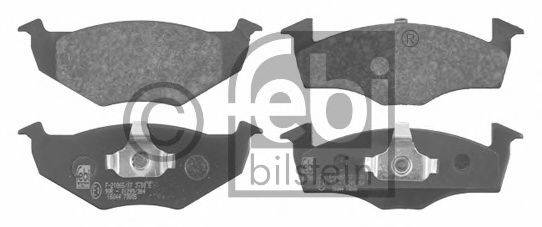 Комплект тормозных колодок, дисковый тормоз FEBI BILSTEIN 16044