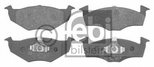 Комплект тормозных колодок, дисковый тормоз FEBI BILSTEIN 16072