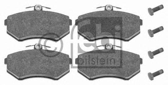 Комплект гальмівних колодок, дискове гальмо FEBI BILSTEIN 16308