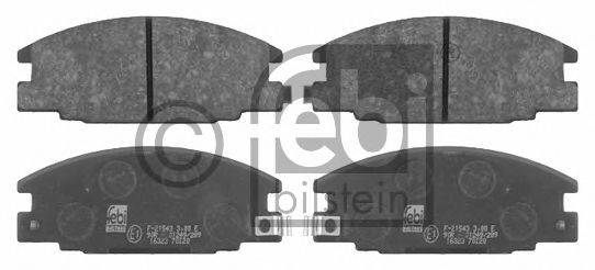 Комплект тормозных колодок, дисковый тормоз FEBI BILSTEIN 16323