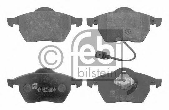Комплект тормозных колодок, дисковый тормоз FEBI BILSTEIN 16334