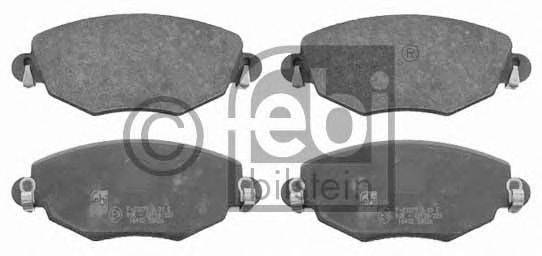 Комплект тормозных колодок, дисковый тормоз FEBI BILSTEIN 16402