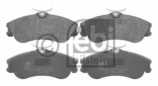 Комплект тормозных колодок, дисковый тормоз FEBI BILSTEIN 16421
