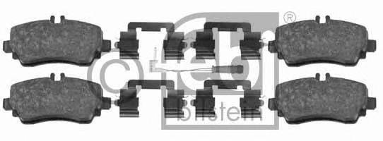 Комплект гальмівних колодок, дискове гальмо FEBI BILSTEIN 16439