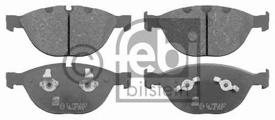 Комплект гальмівних колодок, дискове гальмо FEBI BILSTEIN 16519