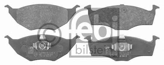 Комплект гальмівних колодок, дискове гальмо FEBI BILSTEIN 16530