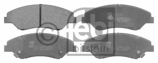 Комплект тормозных колодок, дисковый тормоз FEBI BILSTEIN 16557