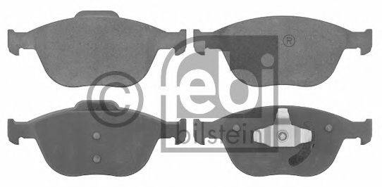 Комплект тормозных колодок, дисковый тормоз FEBI BILSTEIN 16570