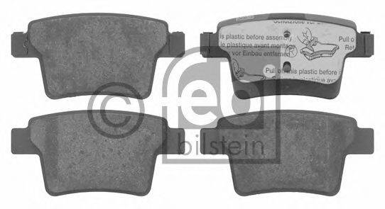 Комплект тормозных колодок, дисковый тормоз FEBI BILSTEIN 16571