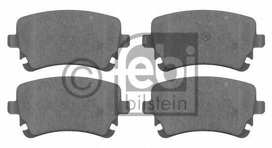 Комплект тормозных колодок, дисковый тормоз FEBI BILSTEIN 16588