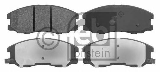 Комплект тормозных колодок, дисковый тормоз FEBI BILSTEIN 16632