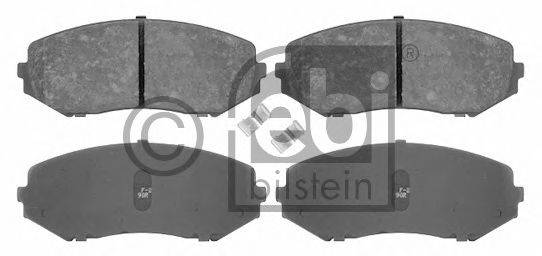 Комплект гальмівних колодок, дискове гальмо FEBI BILSTEIN 16648