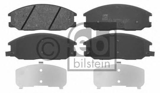 Комплект гальмівних колодок, дискове гальмо FEBI BILSTEIN 16682