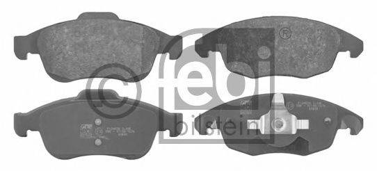 Комплект тормозных колодок, дисковый тормоз FEBI BILSTEIN 16713