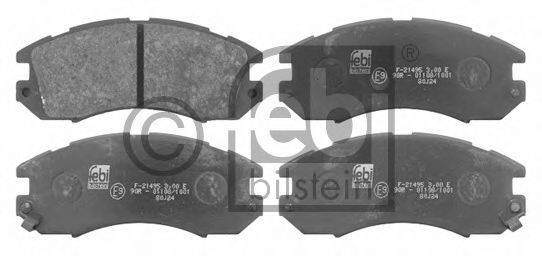 Комплект тормозных колодок, дисковый тормоз FEBI BILSTEIN 16720