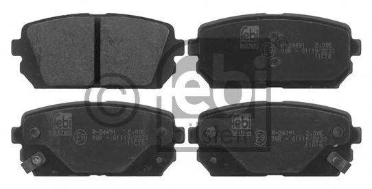 Комплект тормозных колодок, дисковый тормоз FEBI BILSTEIN 16817