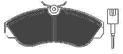 Комплект тормозных колодок, дисковый тормоз MAPCO 6432