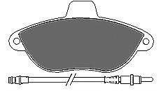 Комплект тормозных колодок, дисковый тормоз MAPCO 6475
