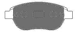 Комплект тормозных колодок, дисковый тормоз MAPCO 6548