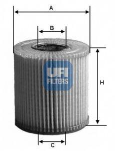 Масляний фільтр UFI 25.016.00