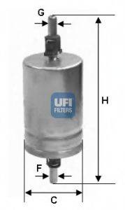 Паливний фільтр UFI 31.510.00