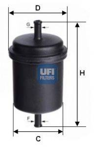 Топливный фильтр UFI 31.512.00