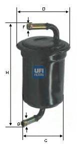 Паливний фільтр UFI 31.533.00