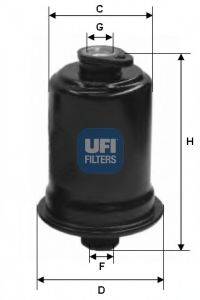 Паливний фільтр UFI 31.712.00