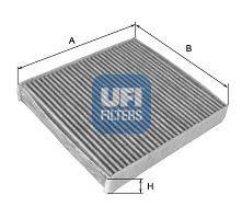 Фільтр, повітря у внутрішньому просторі UFI 54.103.00
