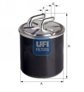 Топливный фильтр UFI 24.126.00