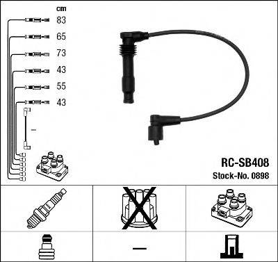 Комплект проводов зажигания NGK 0898