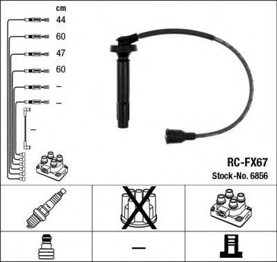 Комплект проводов зажигания NGK 6856