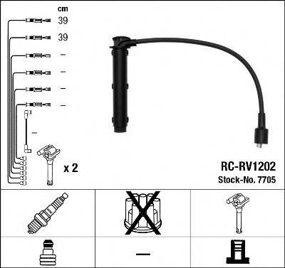 Комплект проводов зажигания NGK 7705