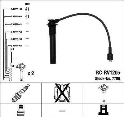 Комплект проводов зажигания NGK 7706