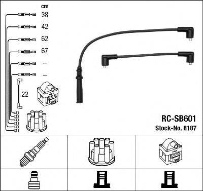 Комплект проводов зажигания NGK 8187