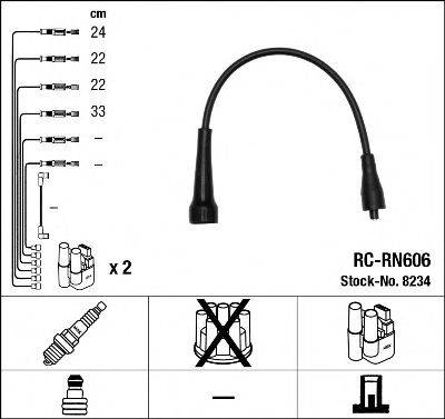 Комплект проводов зажигания NGK 8234