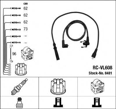 Комплект проводов зажигания NGK 8481