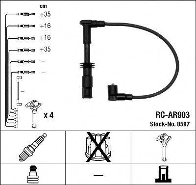 Комплект проводов зажигания NGK 8597