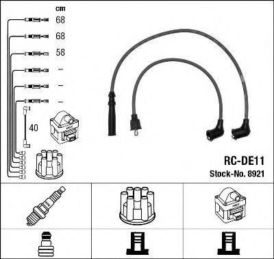 Комплект проводов зажигания NGK 8921