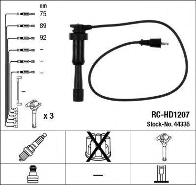 Комплект проводов зажигания NGK 44335