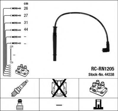 Комплект проводов зажигания NGK 44338