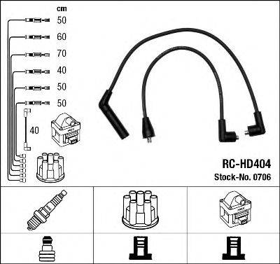 Комплект проводов зажигания NGK 0706