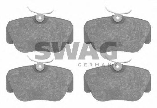 Комплект гальмівних колодок, дискове гальмо SWAG 10 91 6061