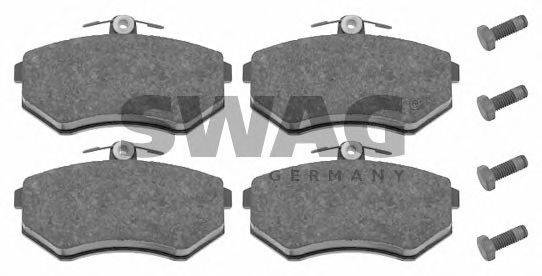 Комплект тормозных колодок, дисковый тормоз SWAG 30 91 6308