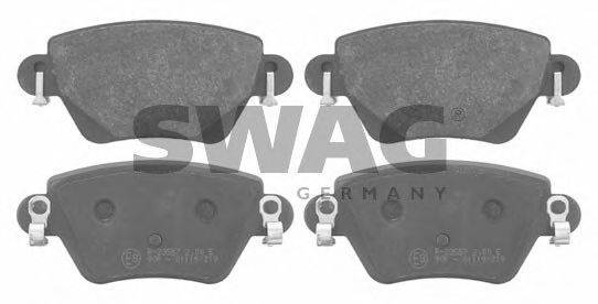 Комплект тормозных колодок, дисковый тормоз SWAG 50 91 6426