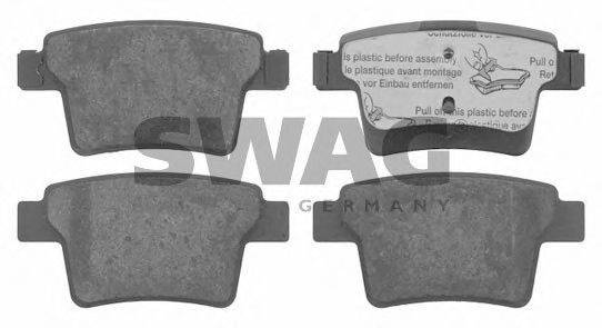 Комплект тормозных колодок, дисковый тормоз SWAG 50 91 6571
