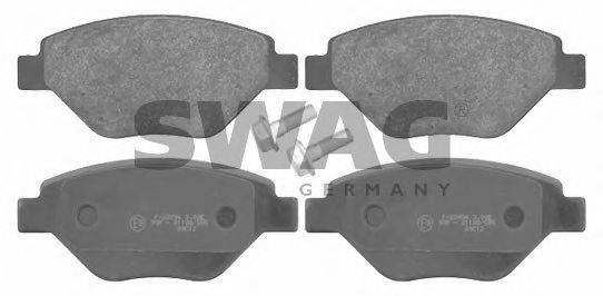 Комплект тормозных колодок, дисковый тормоз SWAG 60 91 6623
